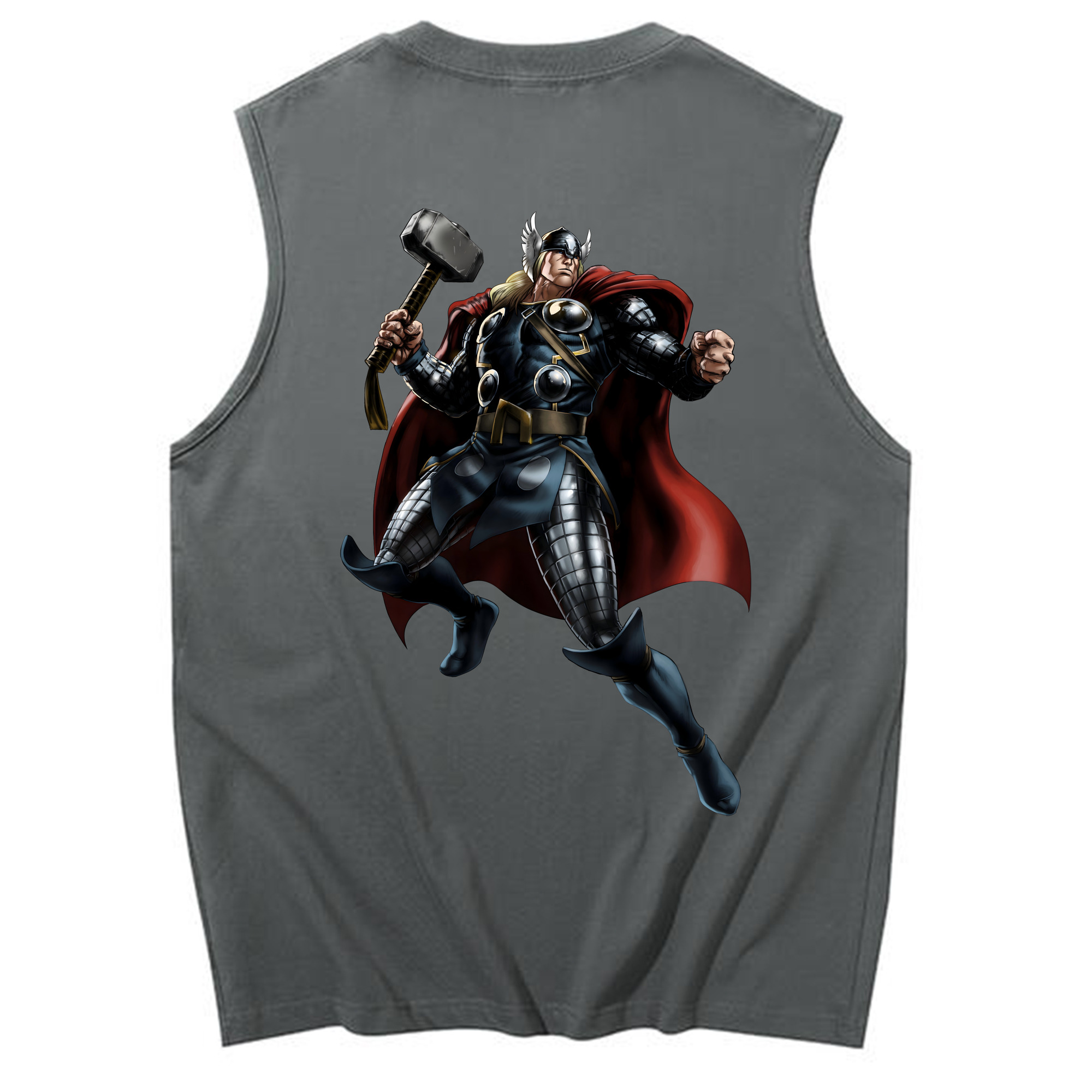 （画像用） アベンジャーズ The Avengers コットン100％タンクトップ（背面プリント）